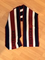 Strickschal Tommy Hilfiger gestreift rot blau weiss