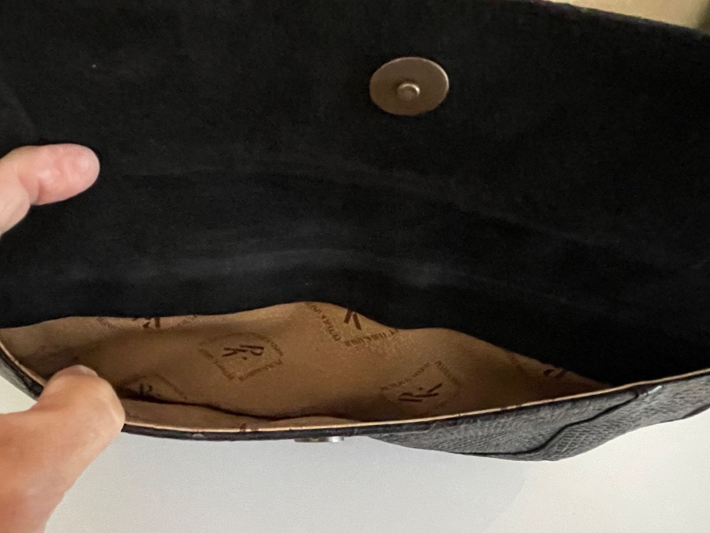 Kaiser Borse da donna: Vintage Peter Kaiser Handtasche Schlangenmuster grau/silber – Usato da Winterthur venduto da moschtli20 6