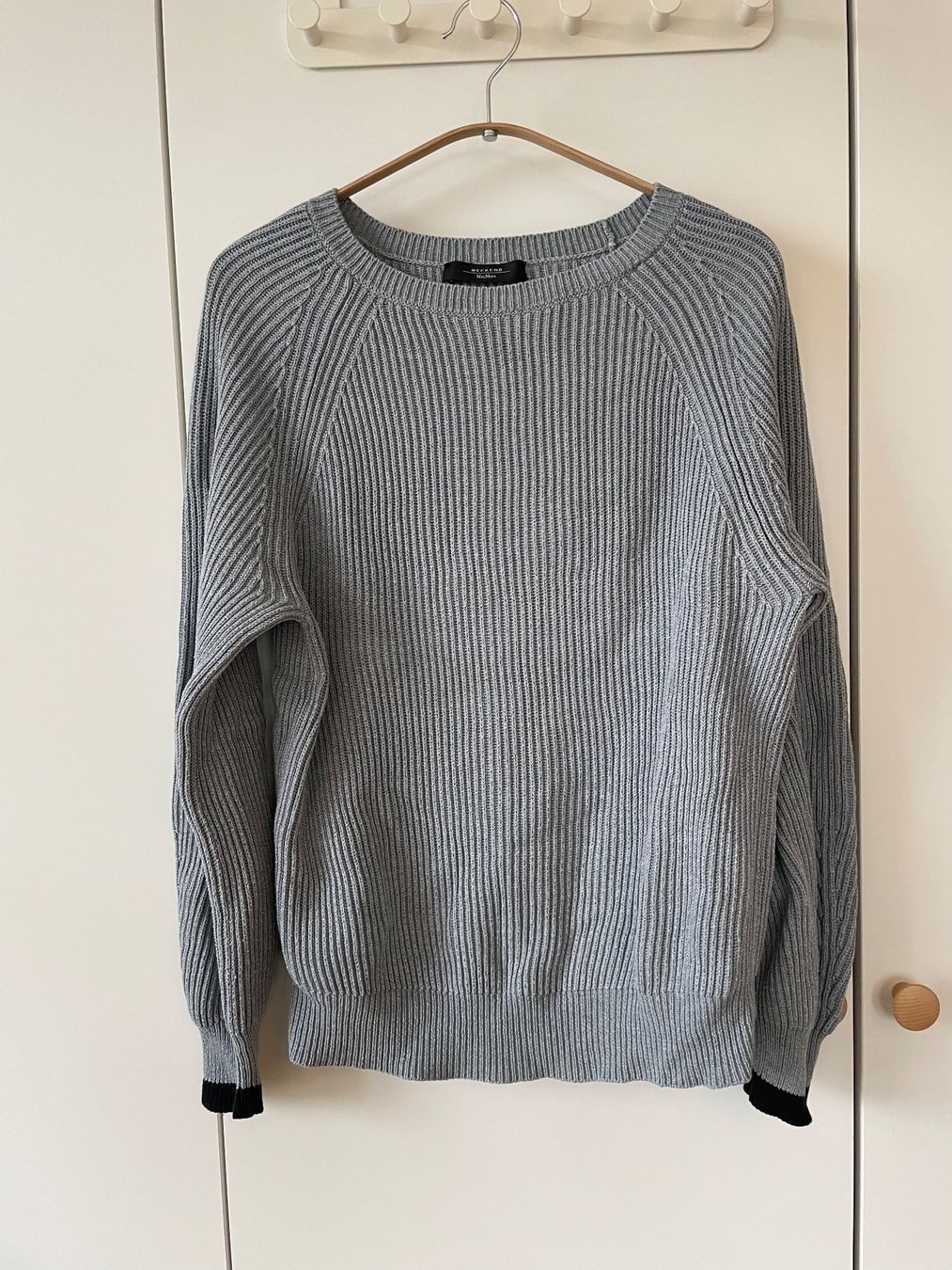 Max Mara Maglioni & Felpe: Max Mara Weekend Strickpullover, Grau, Grösse S - Top! – Usato da Neukirch an der Thur venduto da bee88