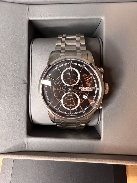 Hamilton american classic outlet railroad auto chrono