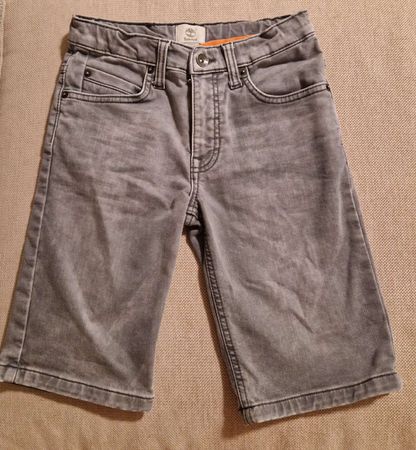 Timberland Jeans Shorts, Gr. 138, Grau - Perfekt für Sommer!