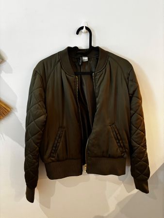 Veste blazer bomber vert kaki taille M 38