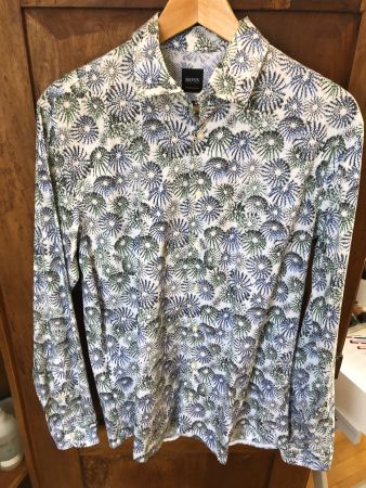 Herren Hemd Hugo Boss Slim Fit Muster