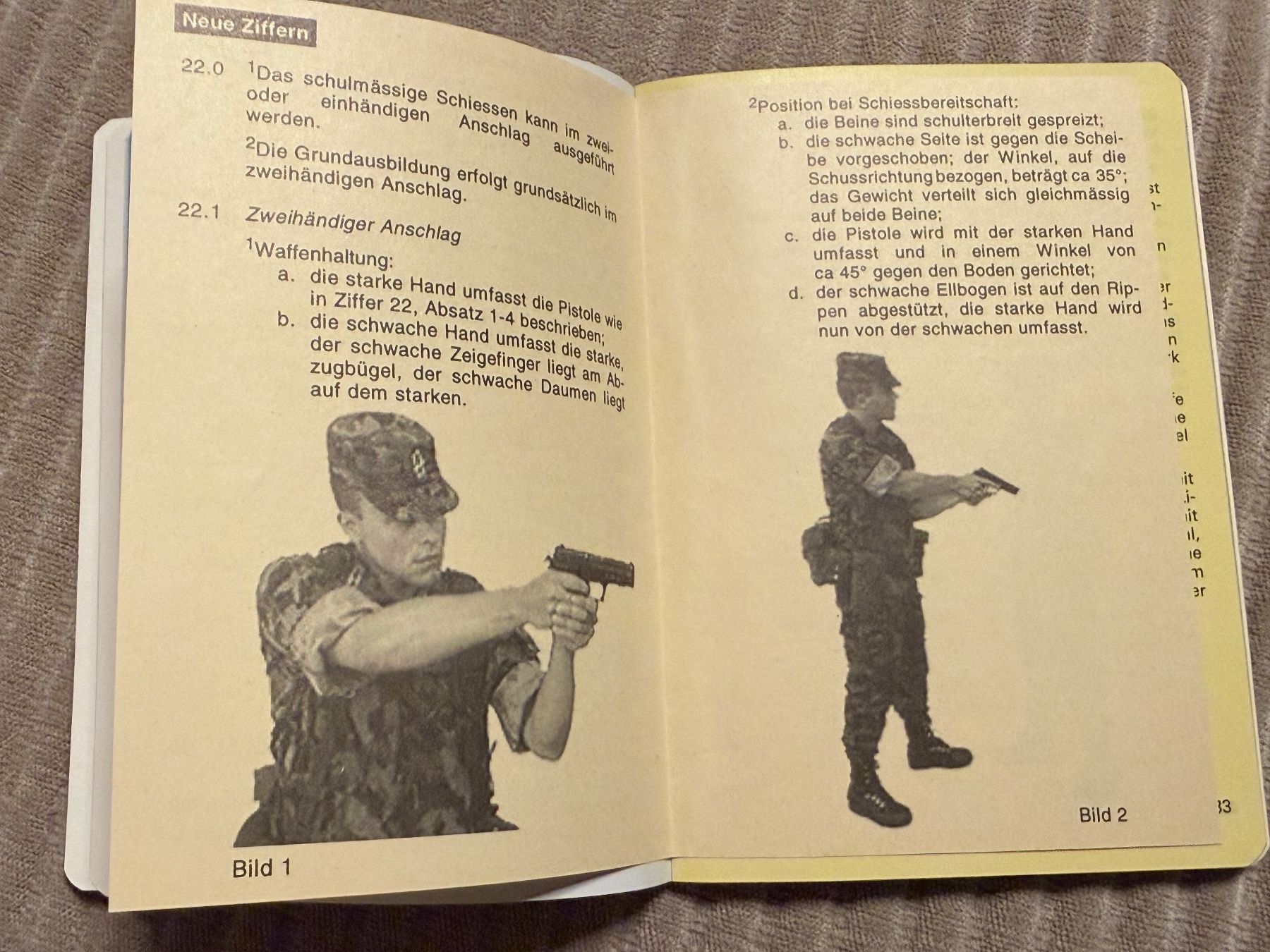 Libri: Reglement: Die Pistolen – Usato da Brütten venduto da Hst1 5