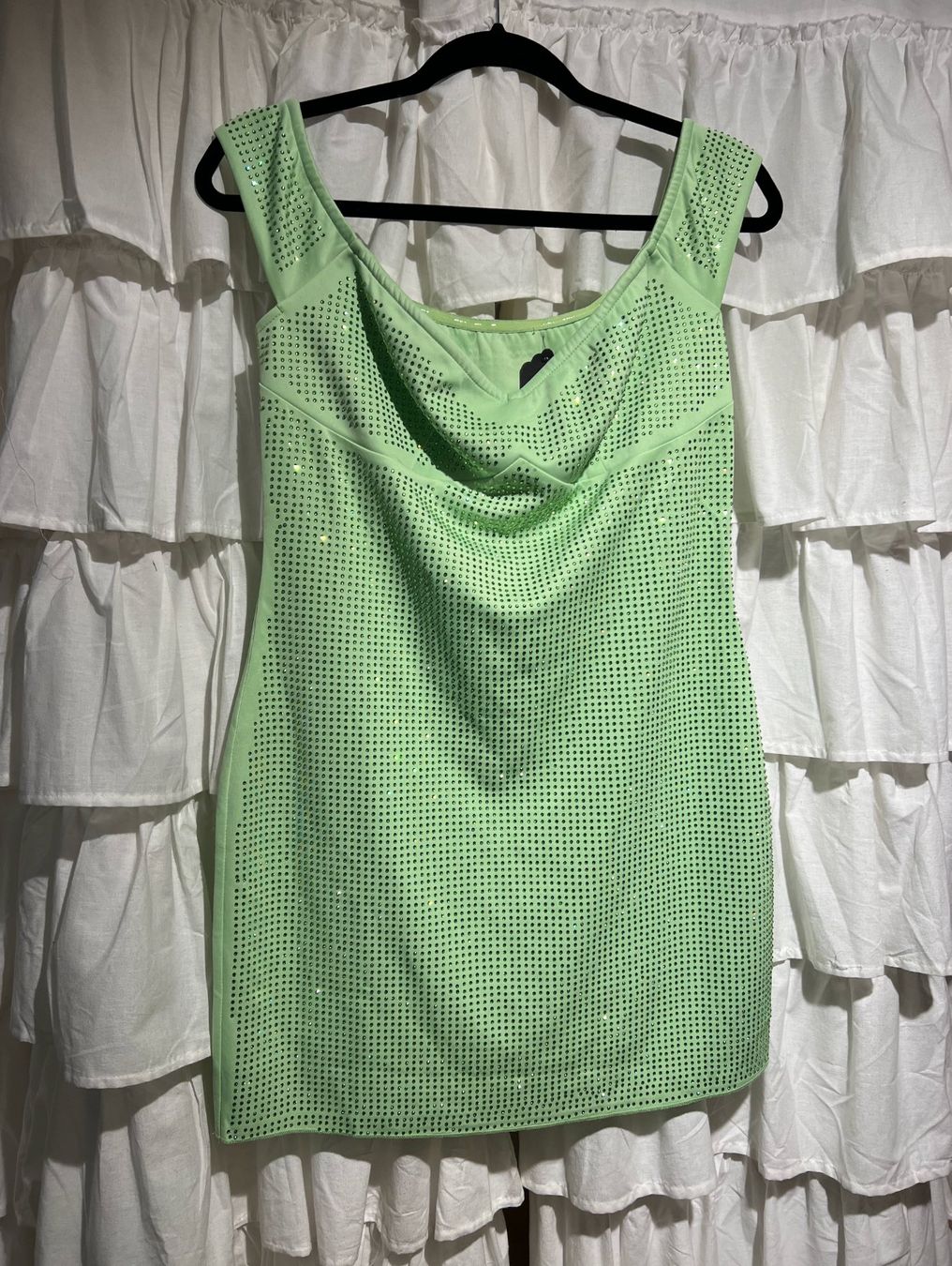 Vestiti: Grünes Glitzer-Partykleid Mini – Nuovo e nell'imballaggio originale da Zürich venduto da Naebeli 6