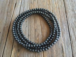 HÄMATIT  HALSKETTE  KUGELN 4,3mm Länge 86cm