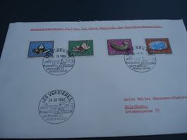 Sonderbrief 1960, 100 Jahre Bahn Les Verrieres-Pontarlier
