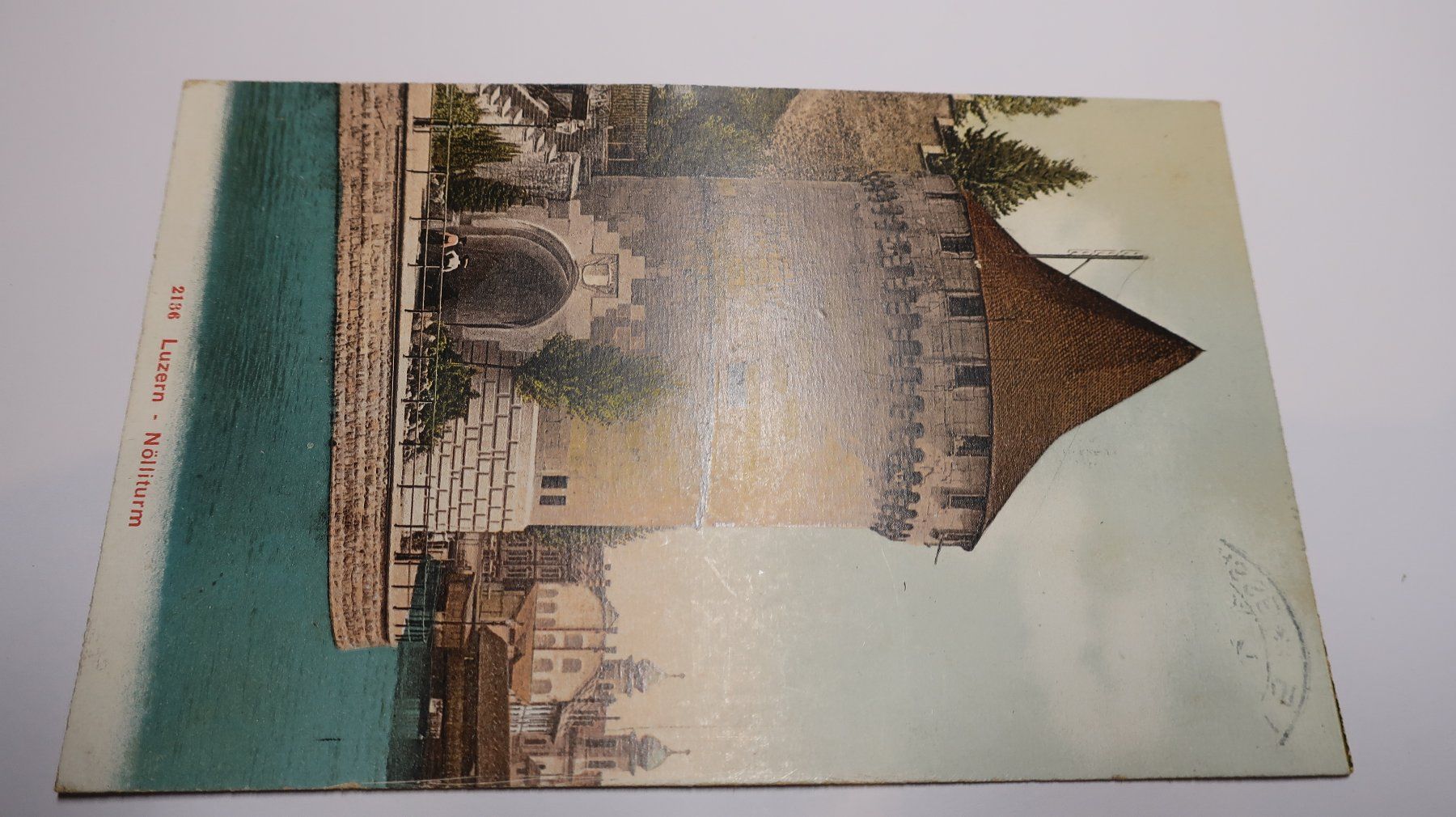 Cartoline postali: Luzern - Nölliturm  1913 – Usato da Cormoret venduto da Pascalll2001 1