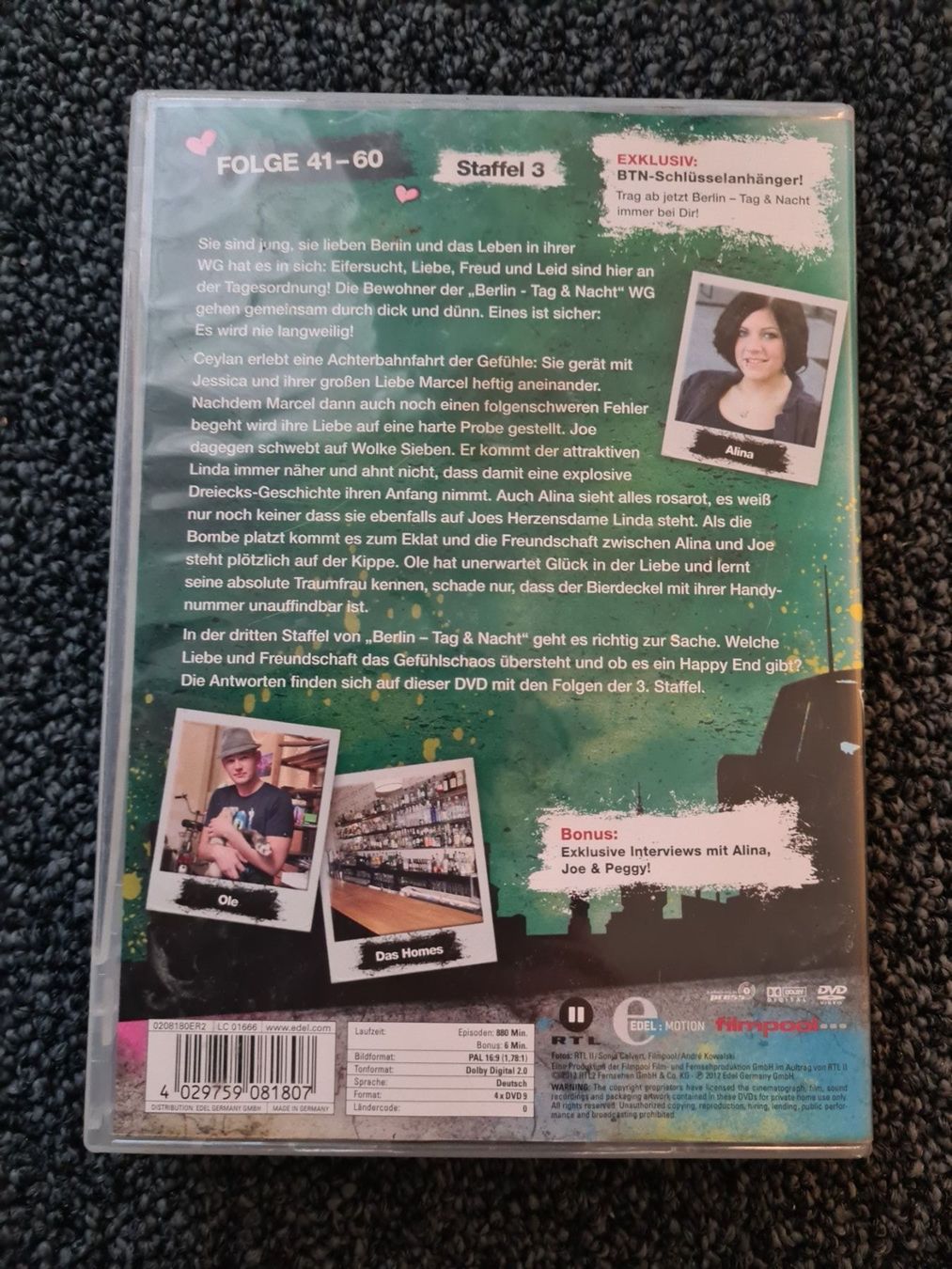 Tutti i DVDs: BERLIN TAG & NACHT STAFFEL 3 – Usato da Ruswil venduto da jan_bxl5 1