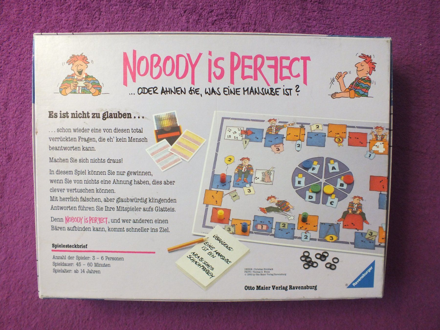 Ravensburger Spiele: Ravensburger Spiel  - Nobody ist perfekt – Gebraucht aus Müllheim Dorf von Seeeule01 7