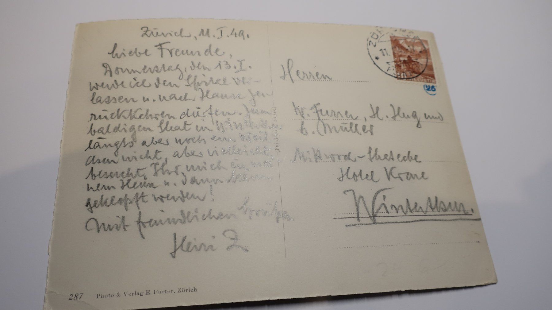 Cartoline postali: Zürich Kantonsspital neue Polyklinik – Usato da Cormoret venduto da Pascalll2001 3