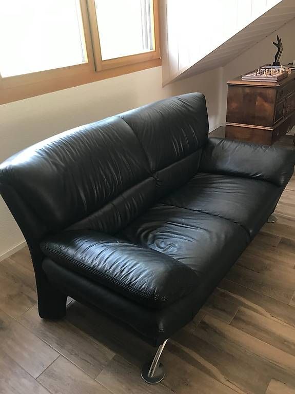 Sofas: Canapé en cuir 3 places – Gebraucht aus Meinier von e96_9f2n 1