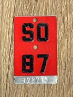 Velonummer SO 87