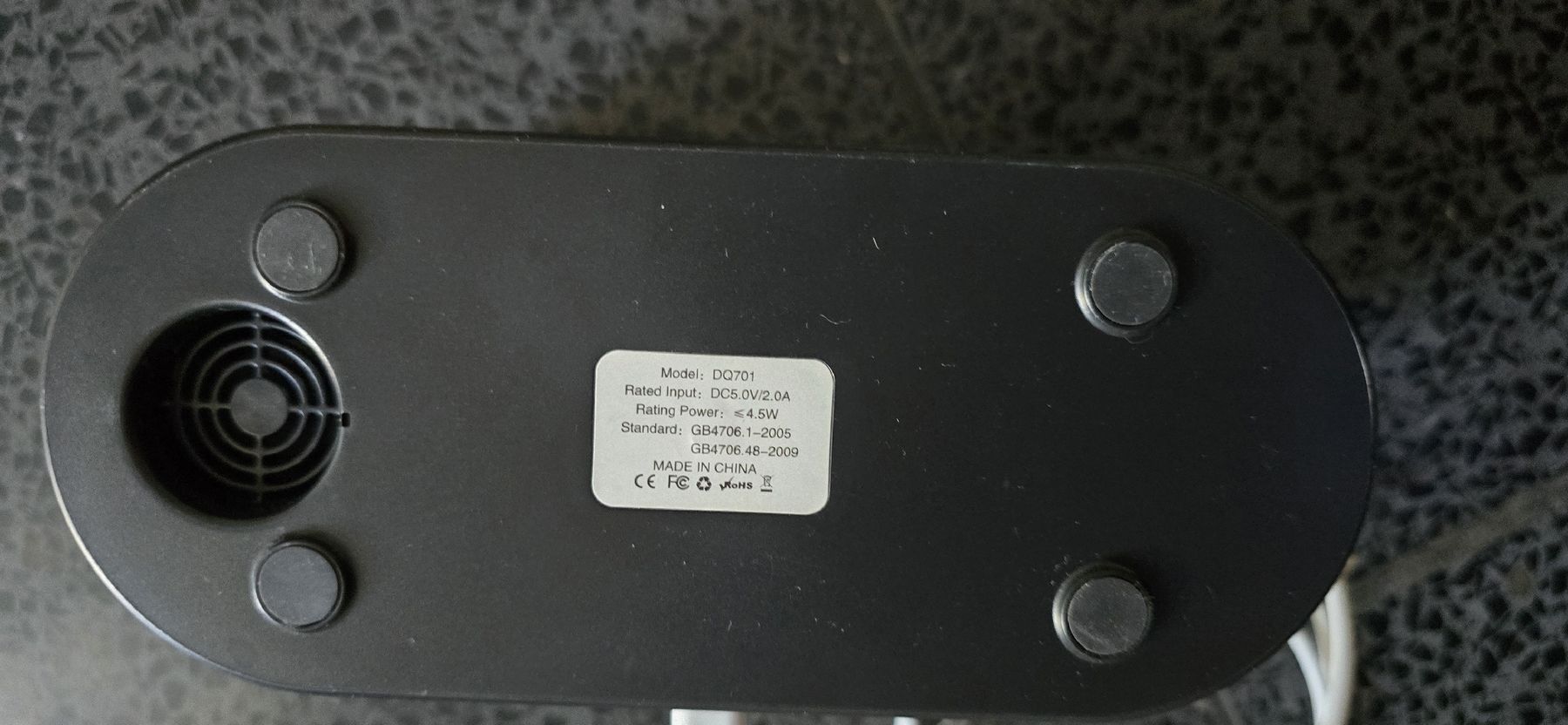Luftbefeuchter: SECOND HAND USB-Luftbefeuchter DQ701 Schwarz mit Kabel  – Gebraucht aus Seuzach von Verano_2026 1