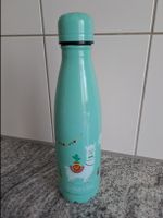 Trinkflasche Migros 0.45L mintgrün mit Lama Motiv gebraucht