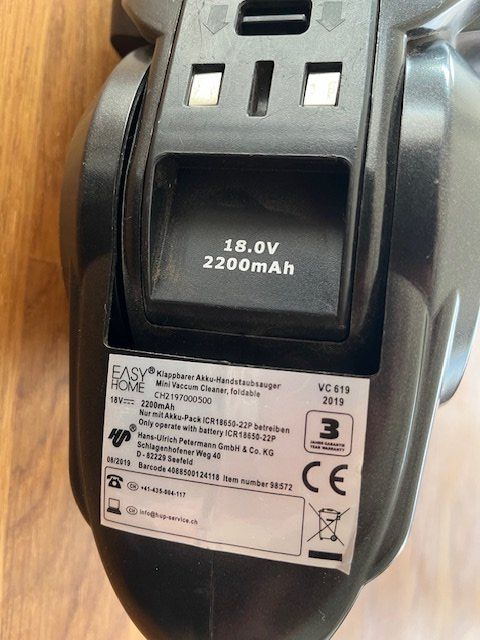 Aspirapolveri & Accessori: Klappbarer Akku-Handstaubsauger – Usato da Kriens venduto da heleneb02 5