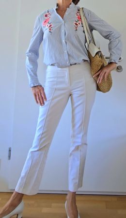 Set: Hose Cambio, Bluse Claudie Pierlot, Tasche Michael Kors