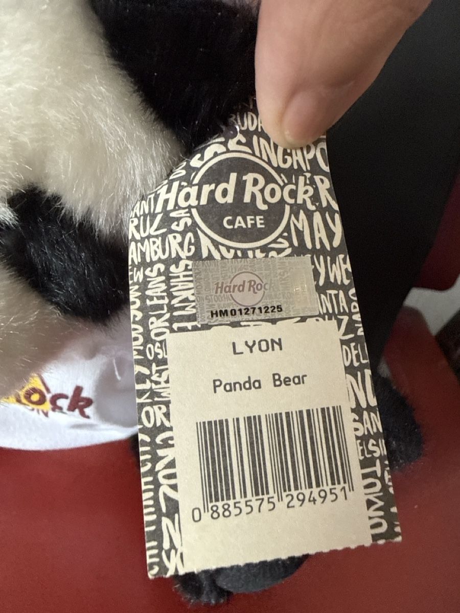 Giocattoli: Peluche panda bear hard rock café Lyon – Usato da Genève venduto da fat_8jwz 1