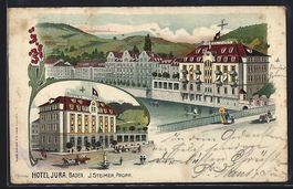 Litho Baden, Hotel Jura, J. Steimer, Pro