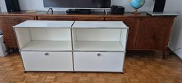 USM Haller Sideboard weiss mit Auszügen