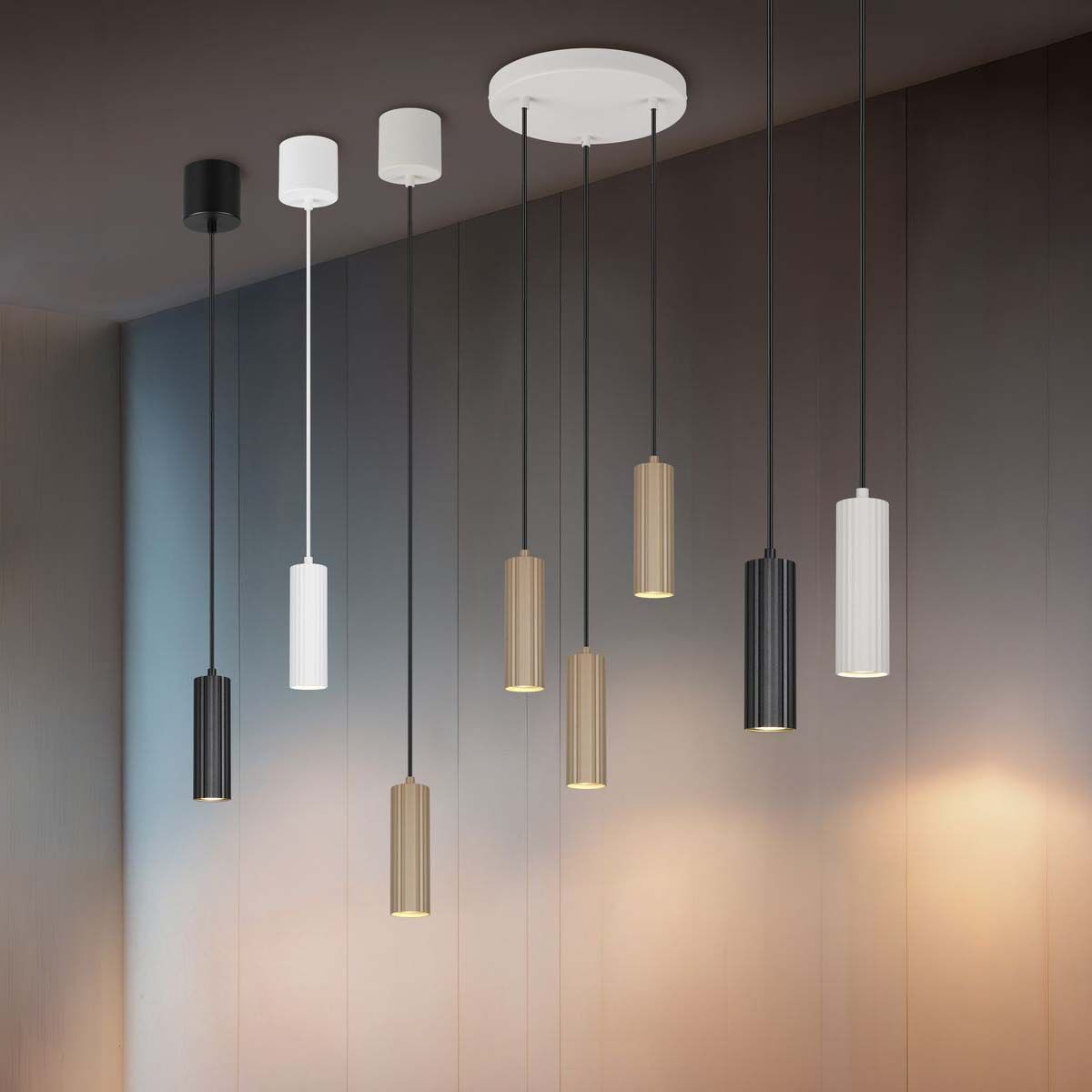 Kronleuchter & Deckenlampen: Pendelleuchte, Schwarz, 9 cm Ø – Neu (gemäss Beschreibung) aus Kreuzlingen von Smart-Light 1