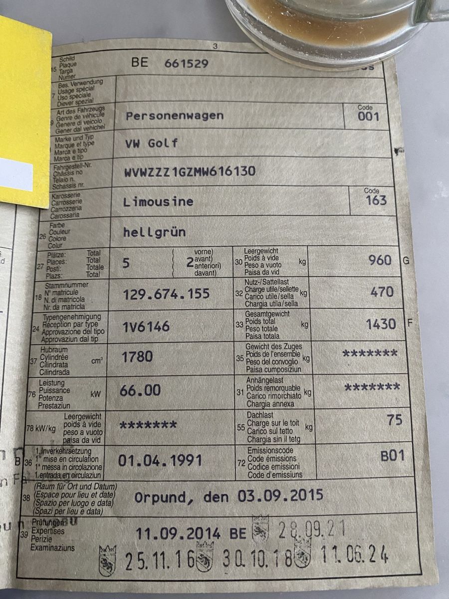 VW Automobili: Golf 2 Tuning Tauschen möglich – Usato da biel-bienne venduto da Sekiz 4
