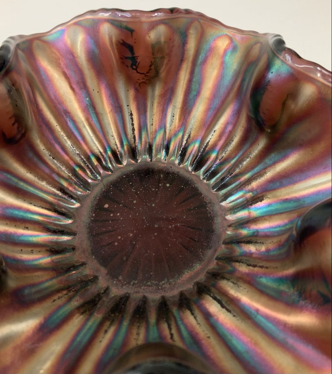Piatti di portata: Coupe en verre irisé – Usato da rolle venduto da Tontonjulot 9