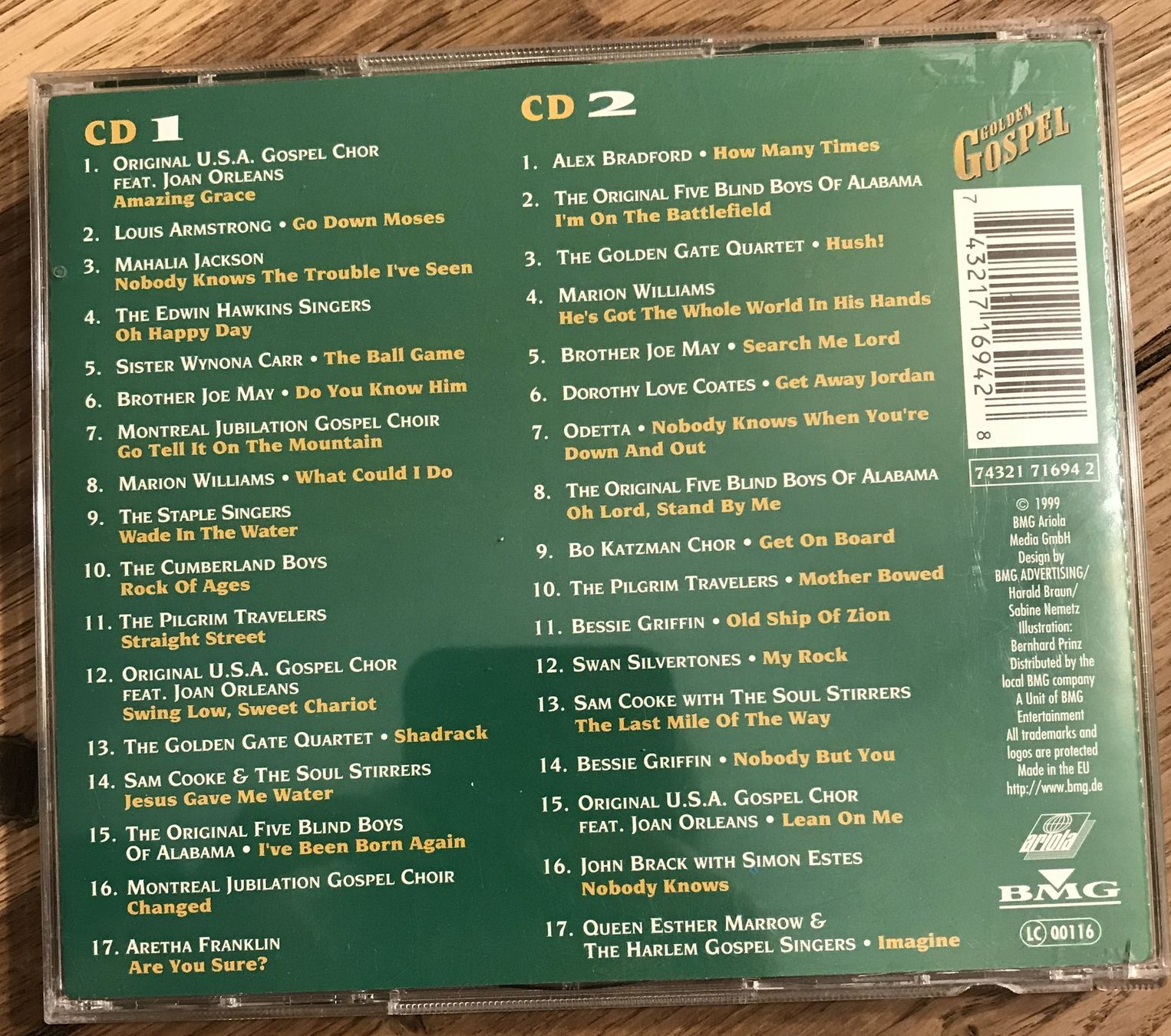 CD: Doppel CD- Golden Gospel – Usato da Guntershausen venduto da Gloominati 1