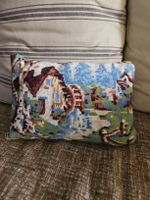 petit coussin senteur lavande points de croix vintage caneva