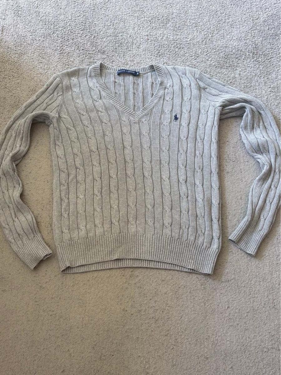 Ralph Lauren Maglioni & Felpe: Ralph Lauren Pullover, Strick, Grau, Grösse M - Herbst! – Nuovo (secondo la descrizione) da Basel venduto da archive. 1
