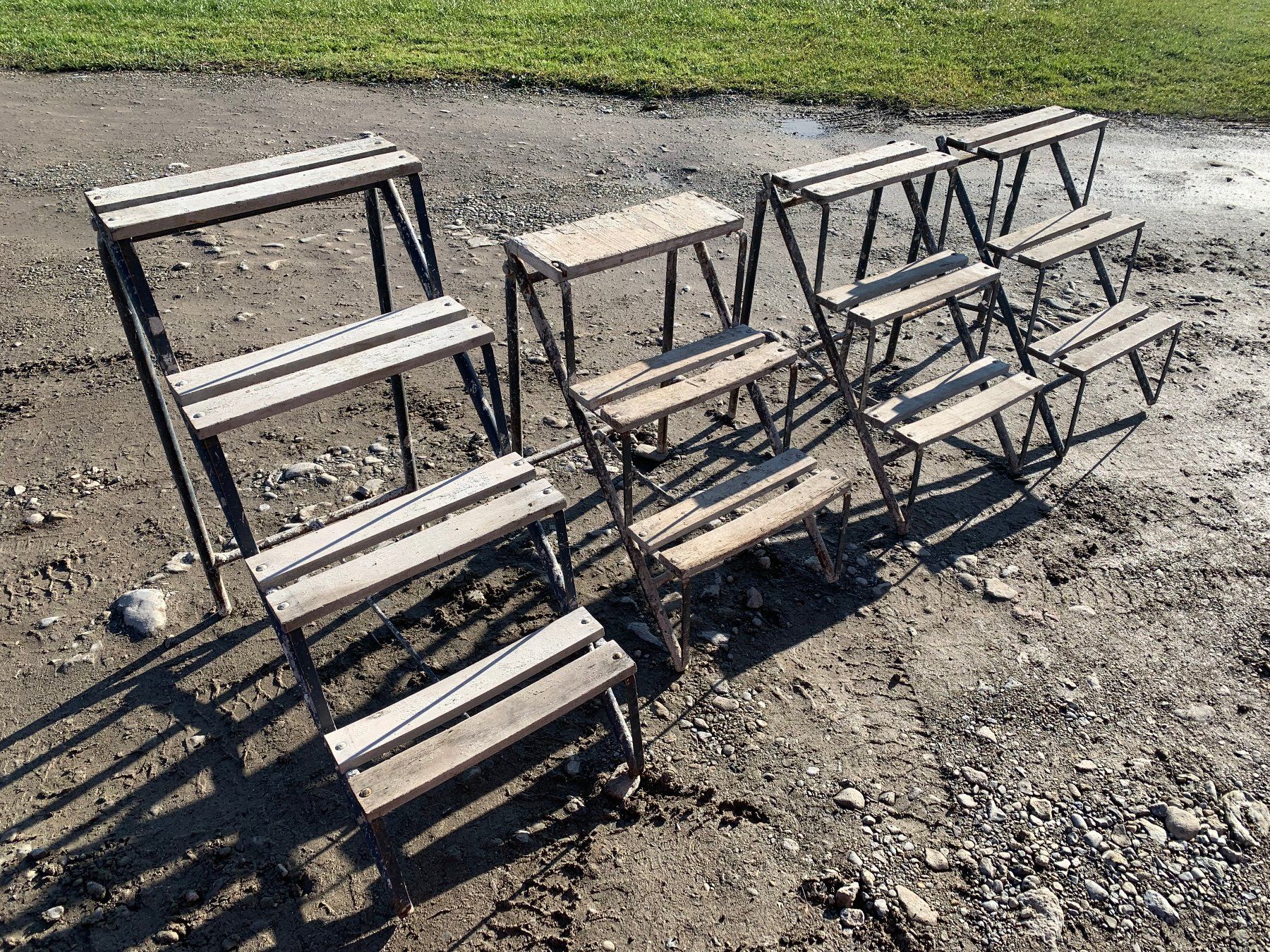 Scale: 4 x Leiter, Gipserleiter, Bockleiter – Usato da Hausen am Albis venduto da toppreis05 2