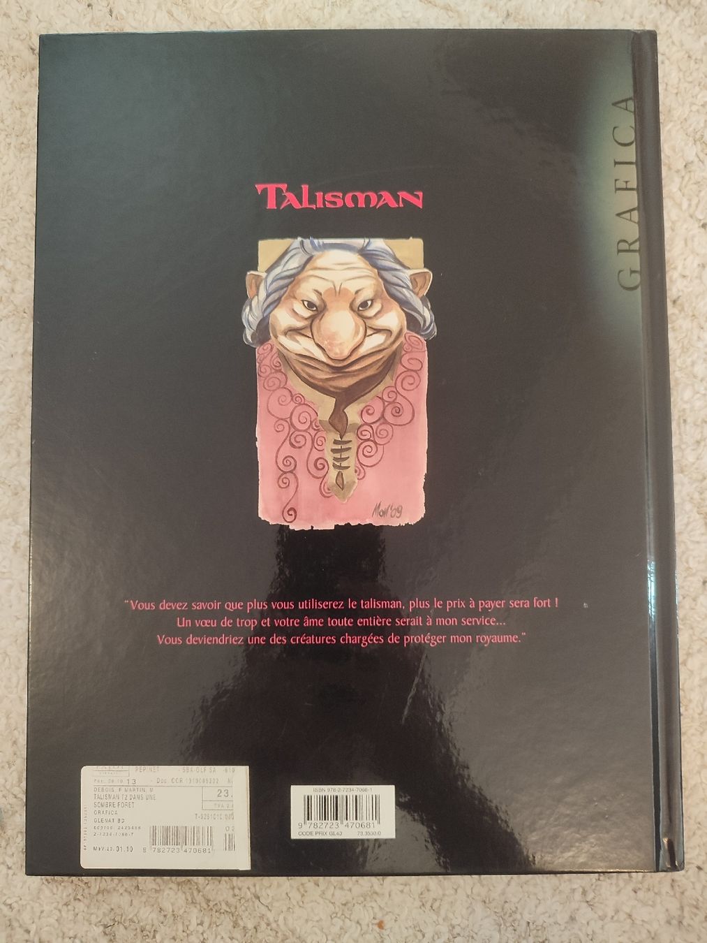 BD: Talisman - Dans une sombre forêt... - EO - TBE – D'occasion à Bougy-Villars par Vogue 2