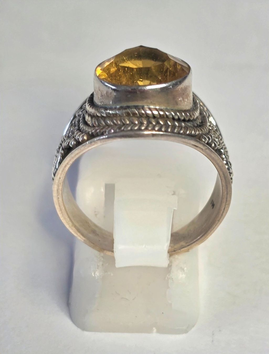 Bagues: Citrin Silber Ring – Neuf (Voir description) à Zürich par adriben 5