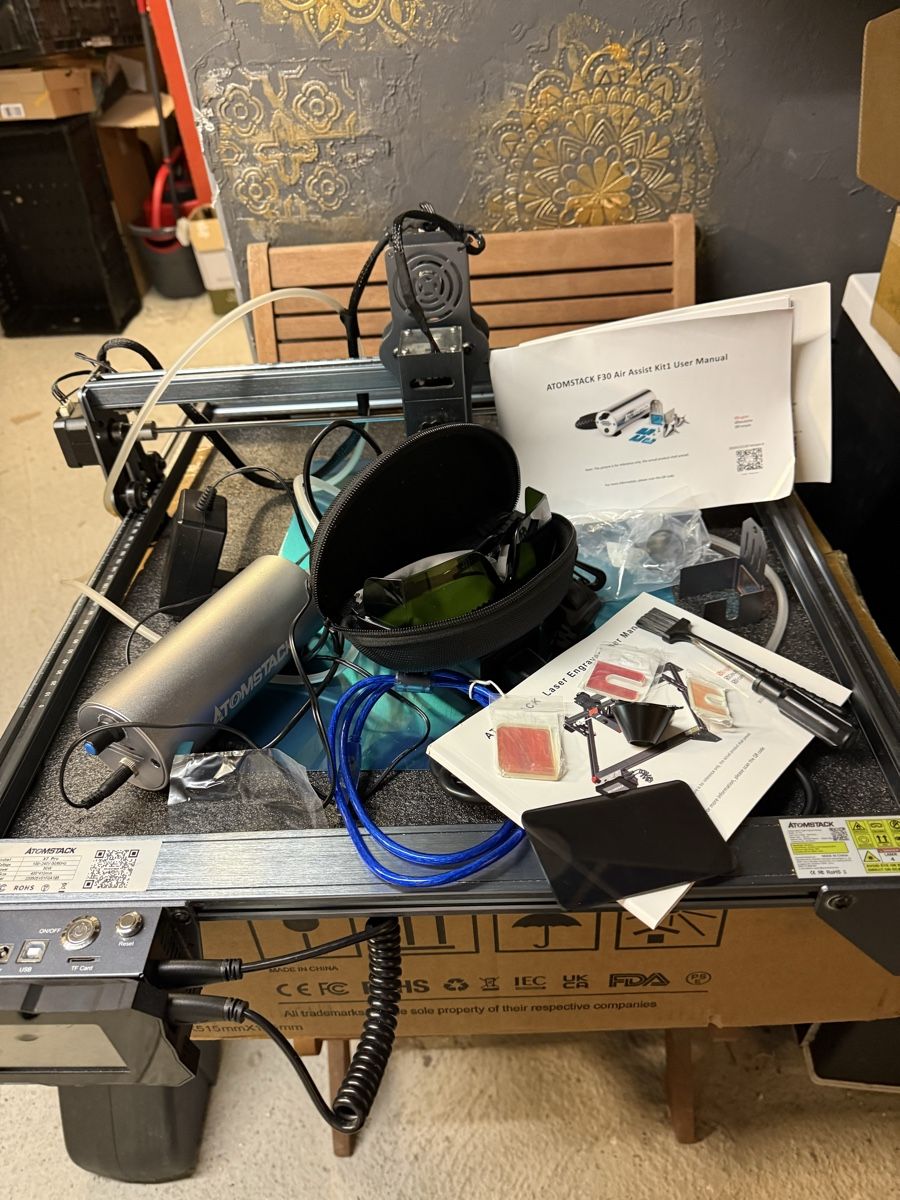 Tutti gli attrezzi: Atomstack X7 Pro 10w Lasergravierer - inkl air-assist – Usato da Heiligkreuz (Mels) venduto da kim-silberundgold 5
