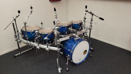 Pearl Session Custom Marine Blue Fade inkl. Pearl Rack