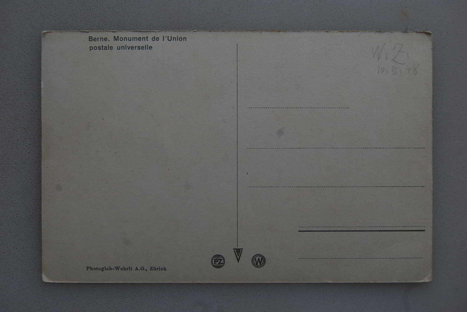 Cartoline postali: AK Bern, Weltpostdenkmal – Usato da Rüfenacht BE venduto da Toro06 1