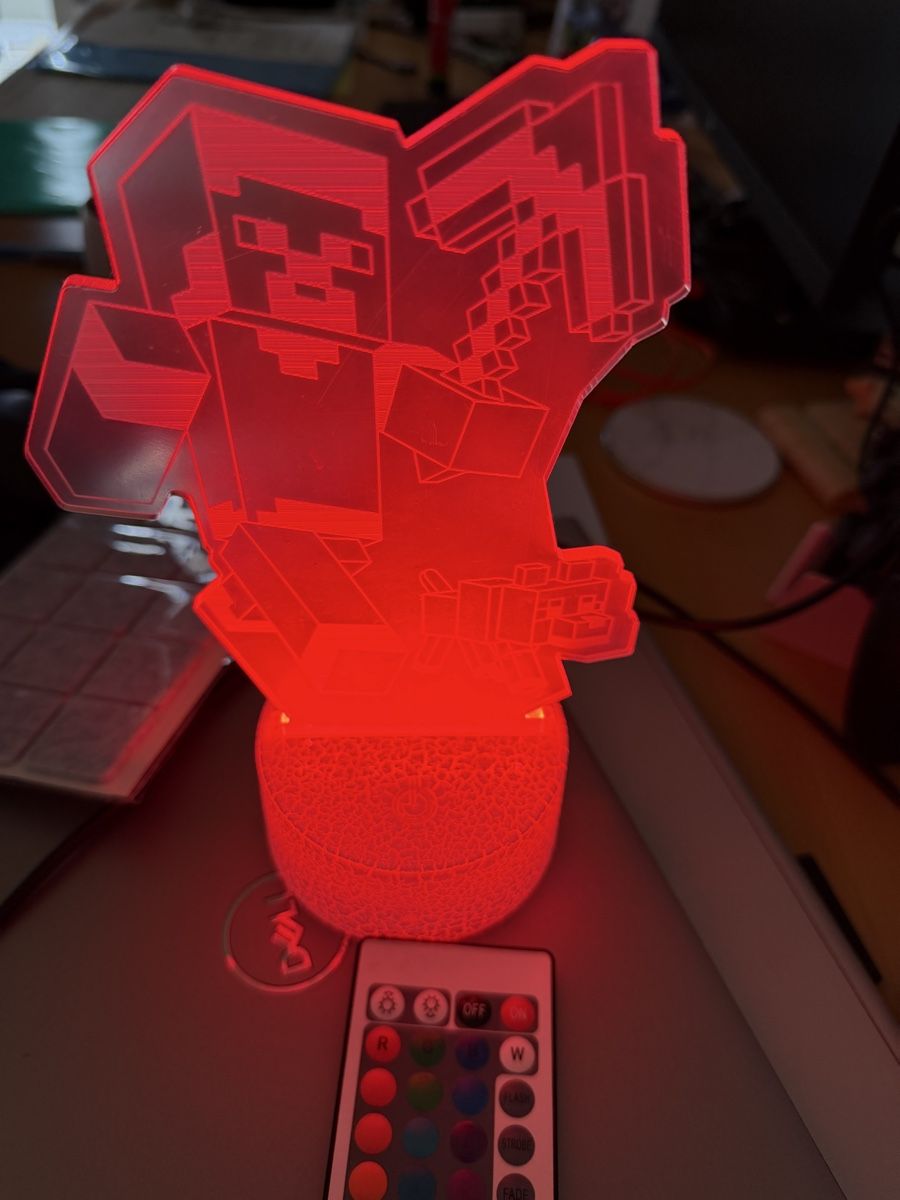 Lampade: Minecraft Lampe mit Fernbedienung – Usato da Oftringen venduto da ste_mp2b 2