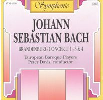 Johann Sebastian Bach CD Brandenburg Concerti 1, 3, 4