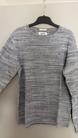 Tommy Hilfiger Pullover grau/blau meliert, Gr. S