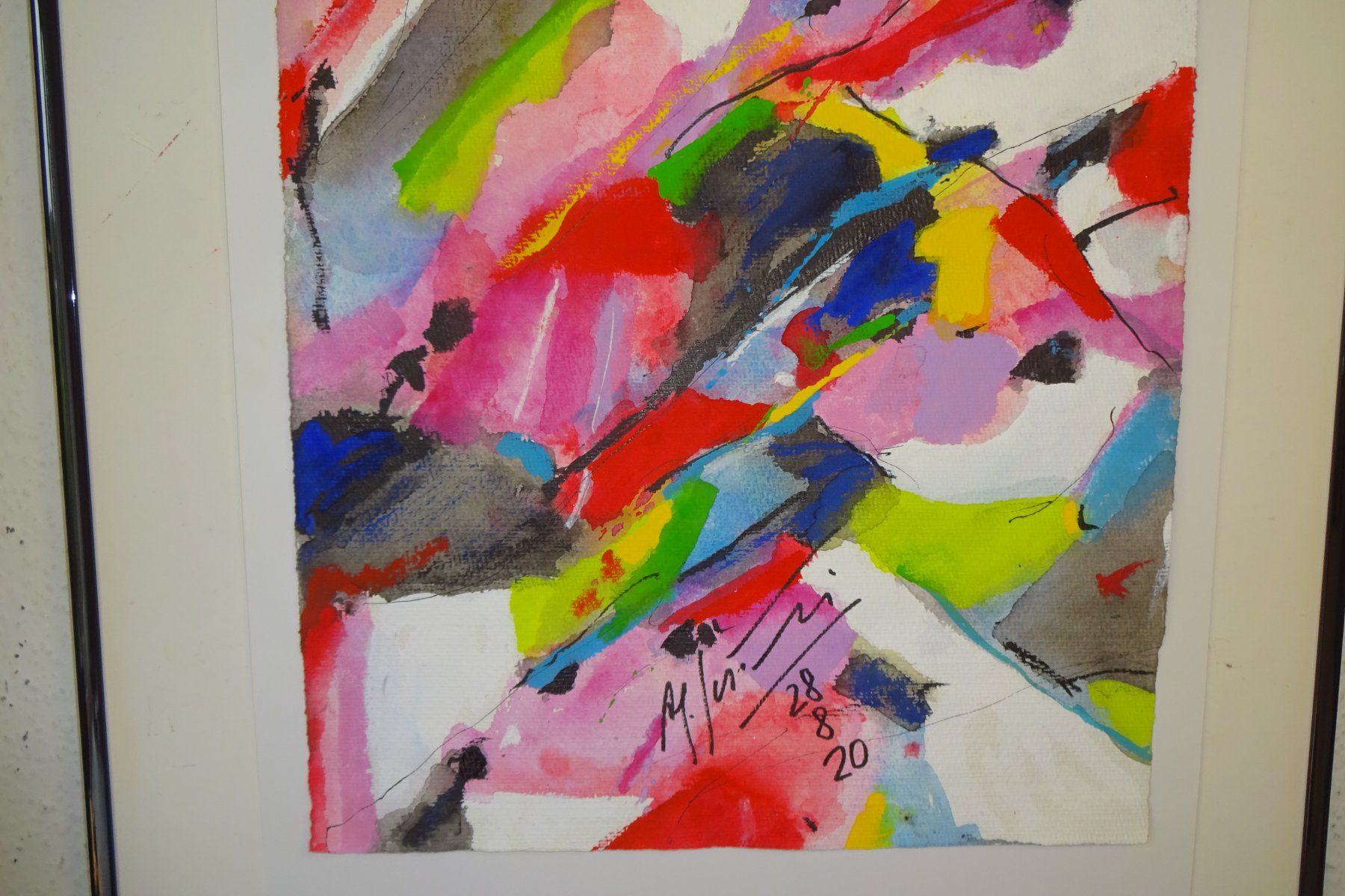 Tableaux: Original Gouache Gemälde 8283 – D'occasion à Zürich par kunstkreis 2
