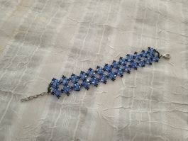 Handgemachte armkette aus glasperlen