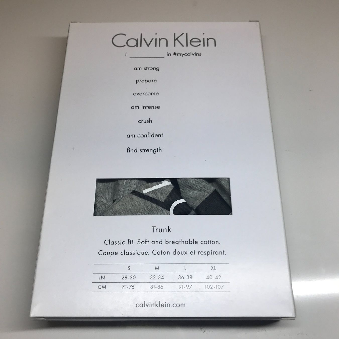Calvin Klein Biancheria intima: Original Calvin Klein Unterwasche 1 Trunk Gr. S – Nuovo e nell'imballaggio originale da luzern venduto da ARNI. 3