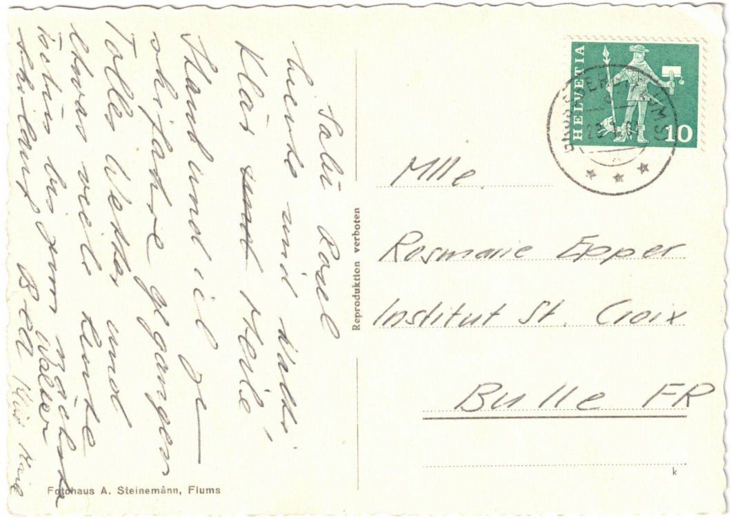 Cartoline postali: Flumserberg - Skilift Tannenheim--Prodalp – Usato da Binningen venduto da Mountainrider 1