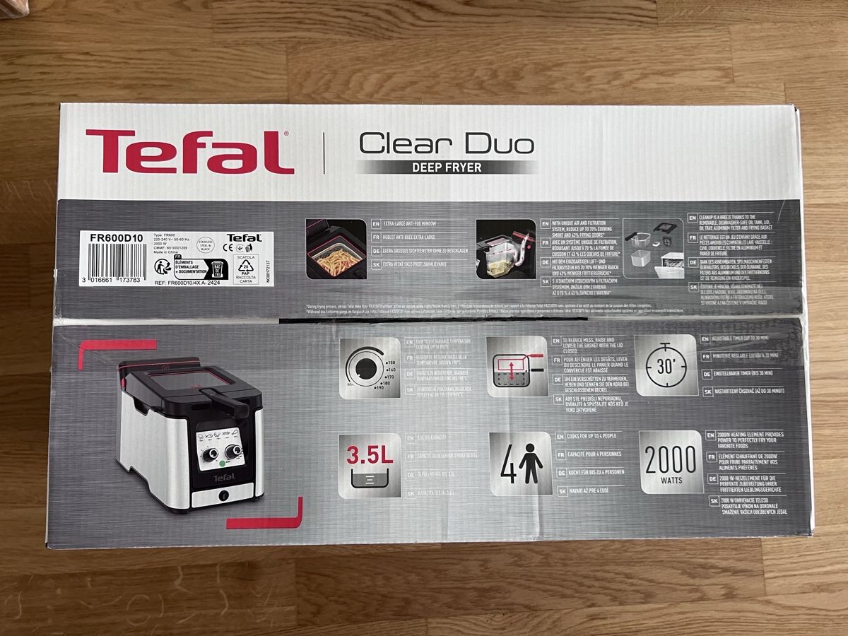 Tefal Elettrodomestici da cucina: Tefal clear duo deep fryer fr600 – Nuovo (secondo la descrizione) da Baar venduto da chi_hdg2