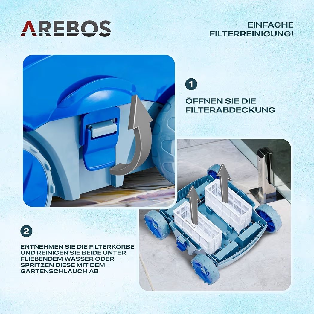 Accessoires de piscine: Arebos Automatischer Poolroboter – Neuf (Voir description) à Nebikon par warendiscount 5