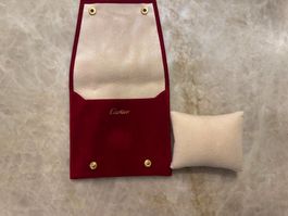 Rote Cartier Schmucktasche / Schmuck Etui - Top Zustand!