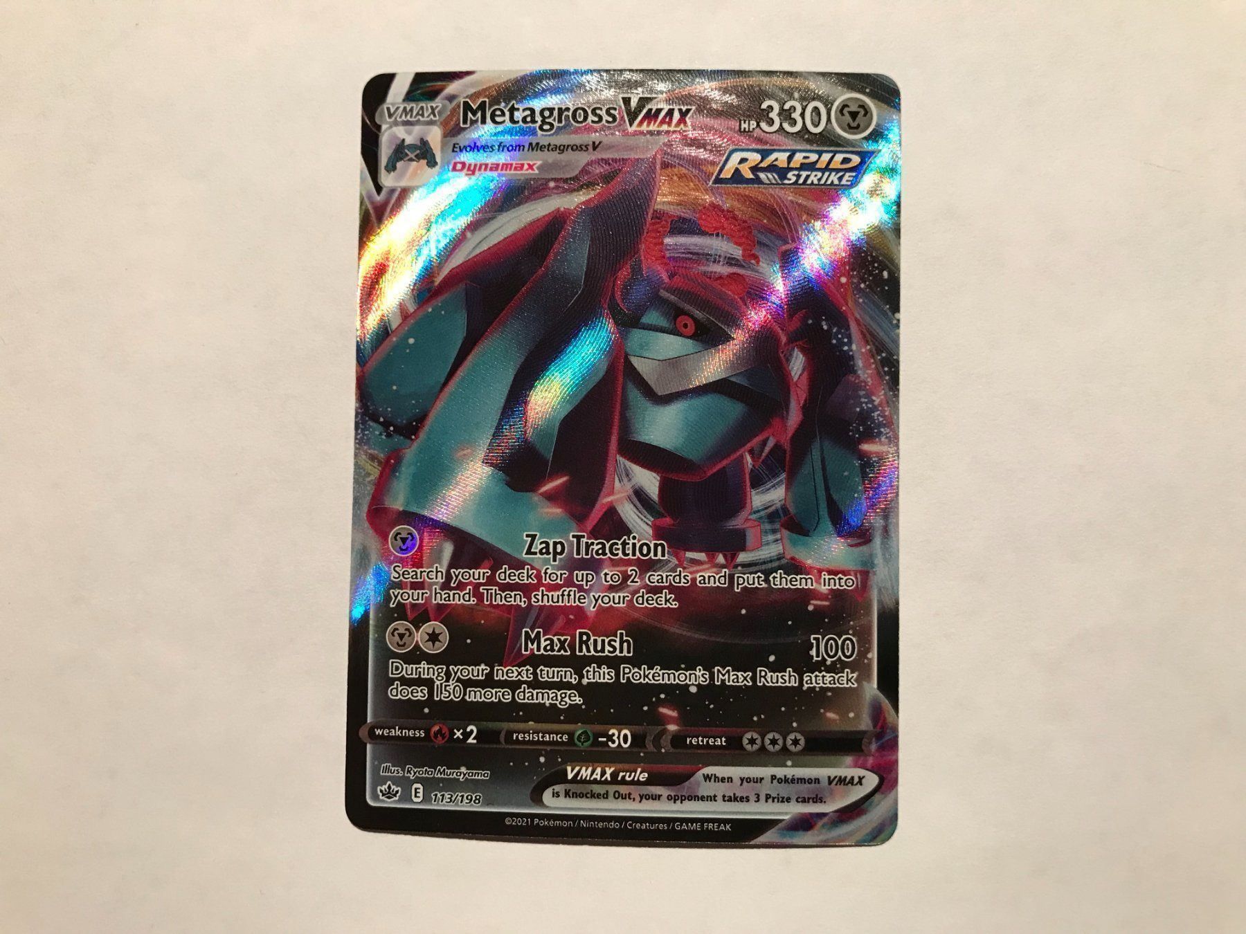 Pokémon Carte collezionabili: Metagross Vmax EN – Nuovo (secondo la descrizione) da Hagendorn venduto da Pokecollectorch 1