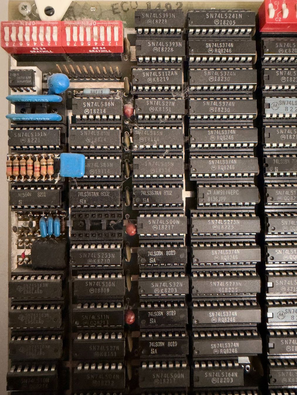 Componenti elettronici: Vintage Computerplatine Wire-Wrap TTL 1980er – Usato da Basel venduto da IRMAundFRED 8