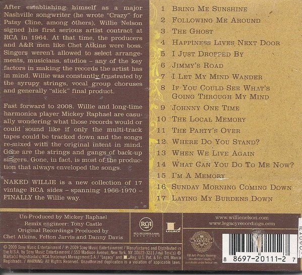 CDs: Nelson Willie: Naked Willie CD – Neu (gemäss Beschreibung) aus Steinhausen von Vilivinili 1