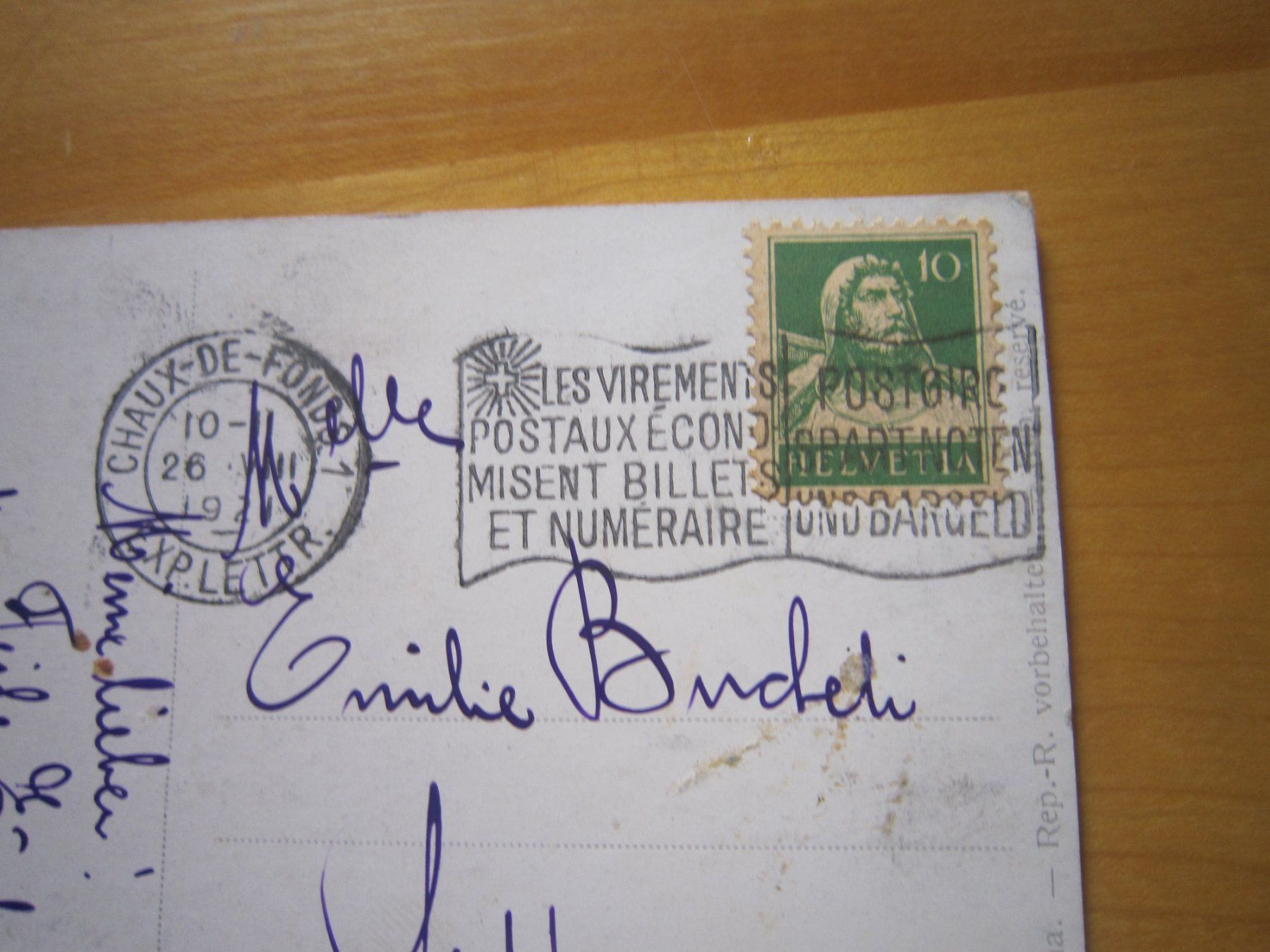 Cartoline postali: 8 Postkarte 1921 Paar – Usato da Gordola venduto da Polentaefung 2